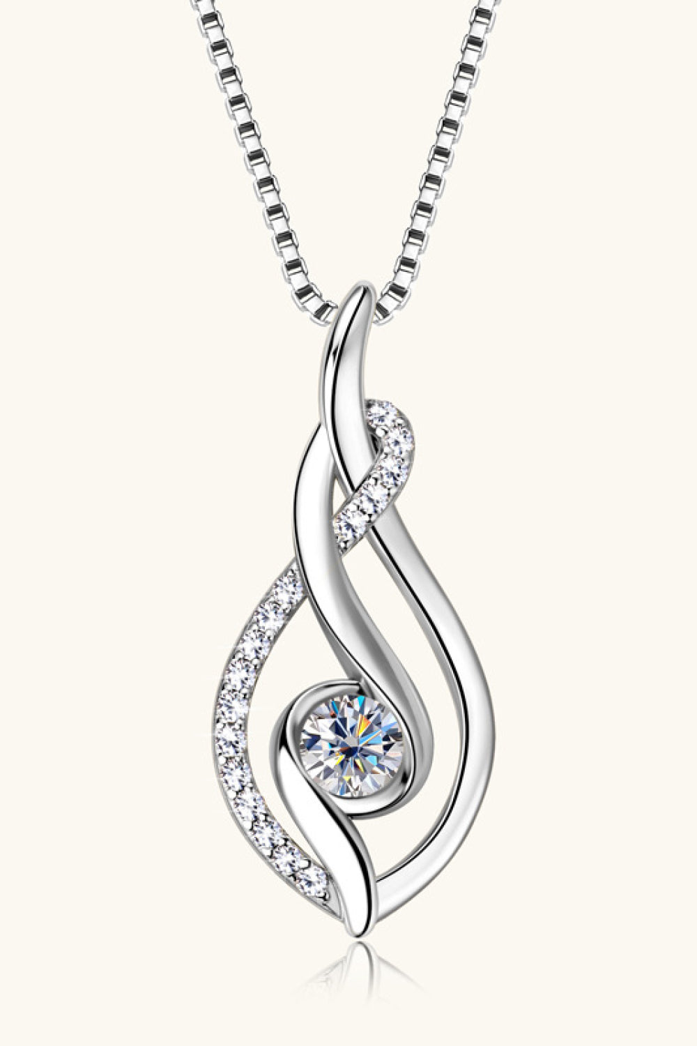 Moissanite 925 Sterling Silver Necklace