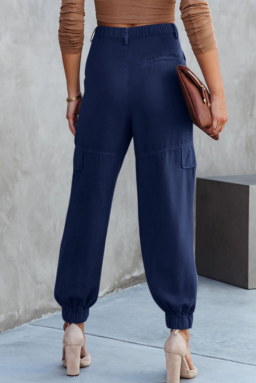 High Waist Cargo Pants