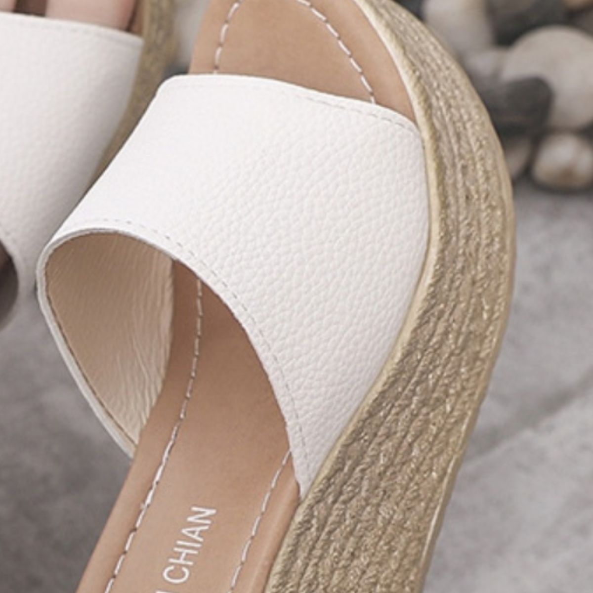 PU Leather Open Toe Sandals