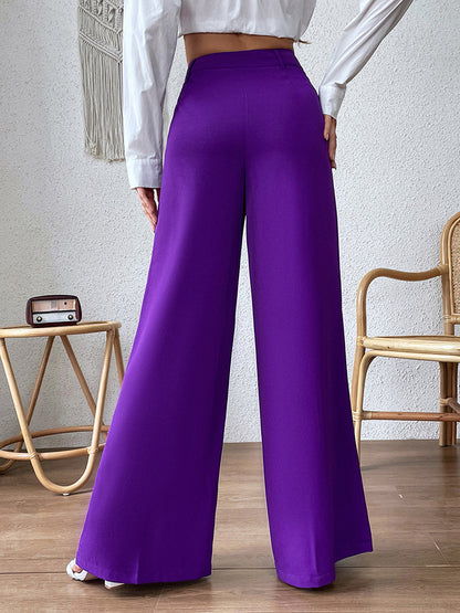 High Waist Wide Leg Pants