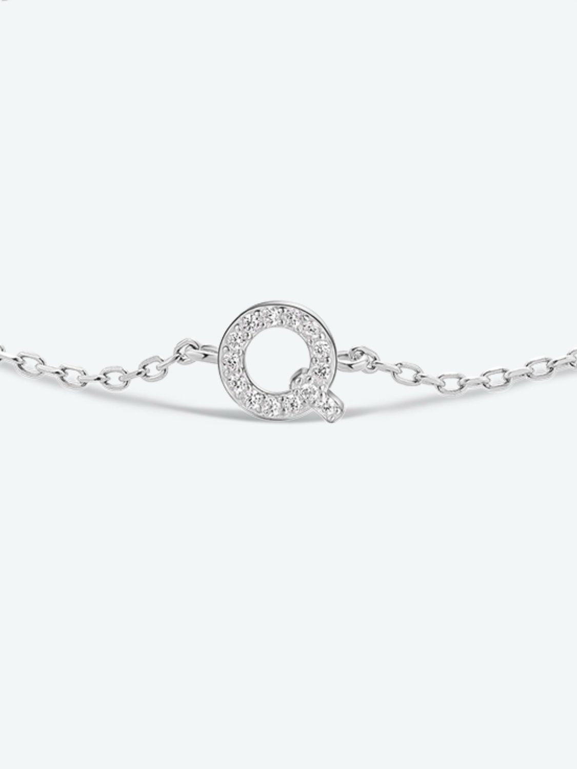 Q To U Zircon 925 Sterling Silver Bracelet